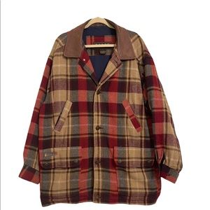 Plaid timberland coat
